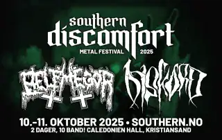 BELPHEGOR og DISKORD ferdigstiller festivalplakaten for Southern Discomfort 2025