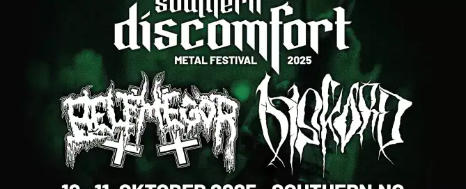 BELPHEGOR og DISKORD ferdigstiller festivalplakaten for Southern Discomfort 2025