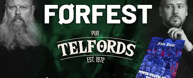 Førfest før festivalen - på Telfords