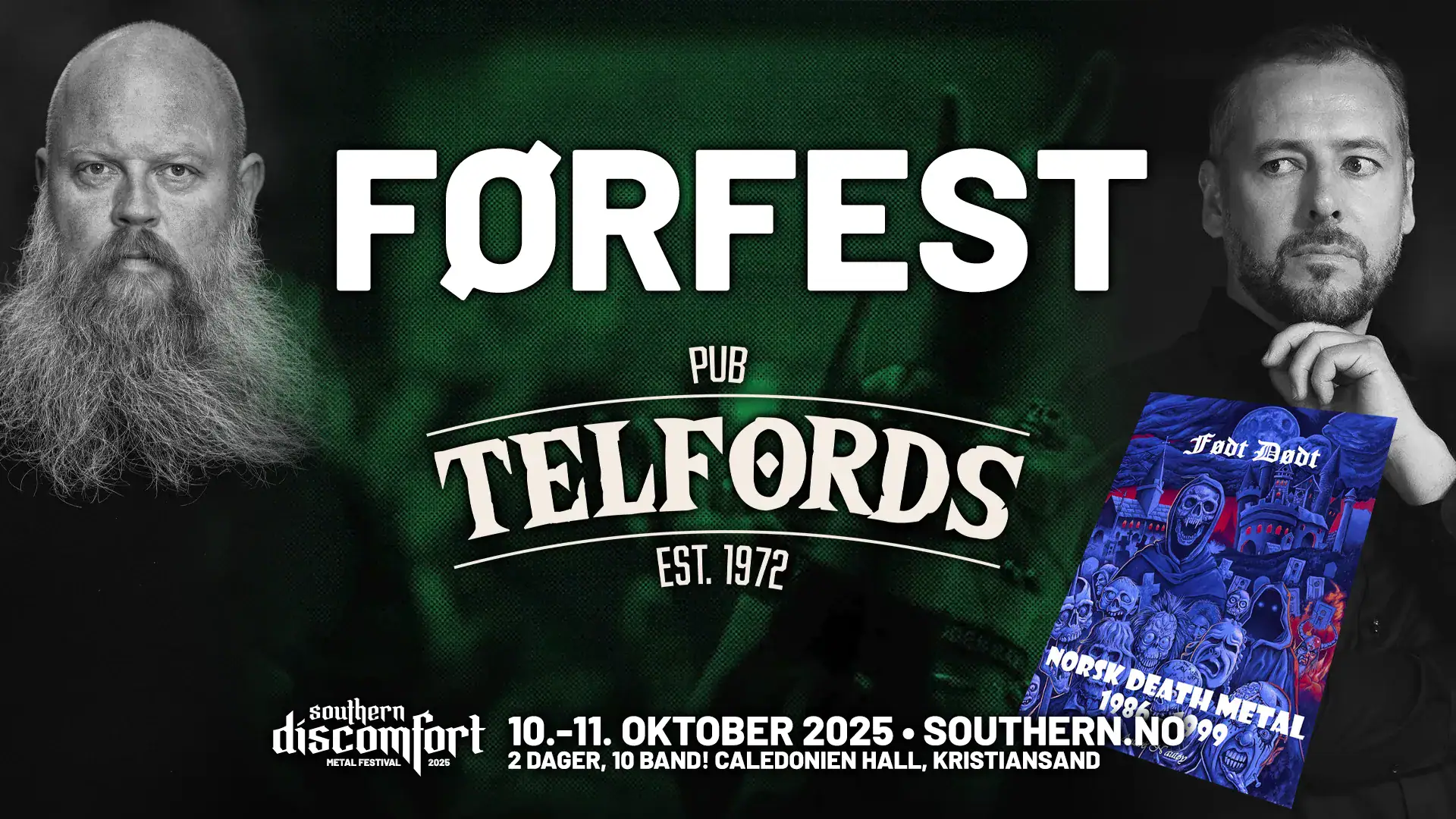 Førfest før festivalen - på Telfords