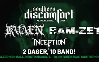 Southern Discomfort Metal Festival med nytt bandslipp – lokalt, nasjonalt og internasjonalt