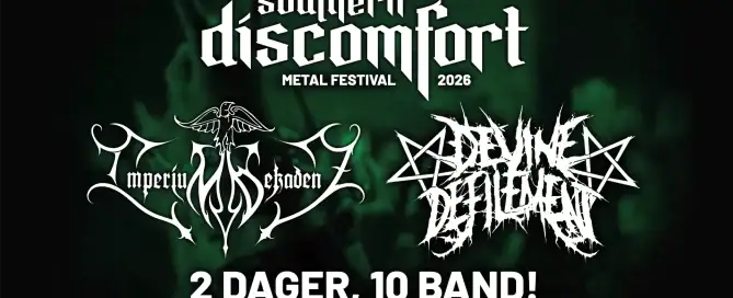 Southern Discomfort utvider årets line?up med to tunge band fra hver sin kant av ekstremmetall-skalaen: islandske Devine Defilement og tyske Imperium Dekadenz.