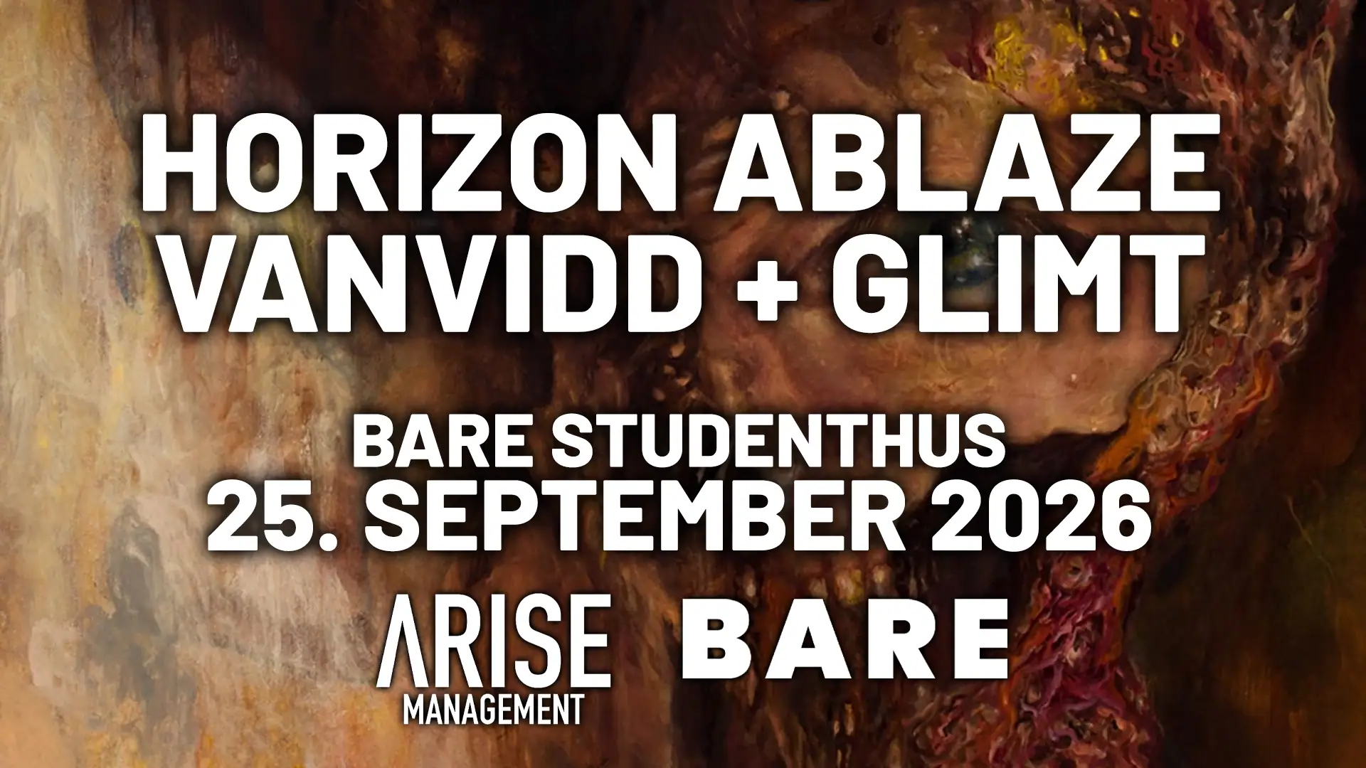 Bli med på enda en førfest! Horizon Ablaze slipper «Livets Høst» på BARE studenthus 25. september, med Vanvidd og Glimt som support. Sikre deg billett nå!