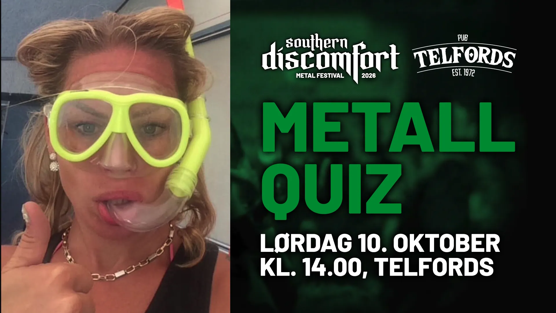 Start dag 2 med MetallQuiz på Telfords